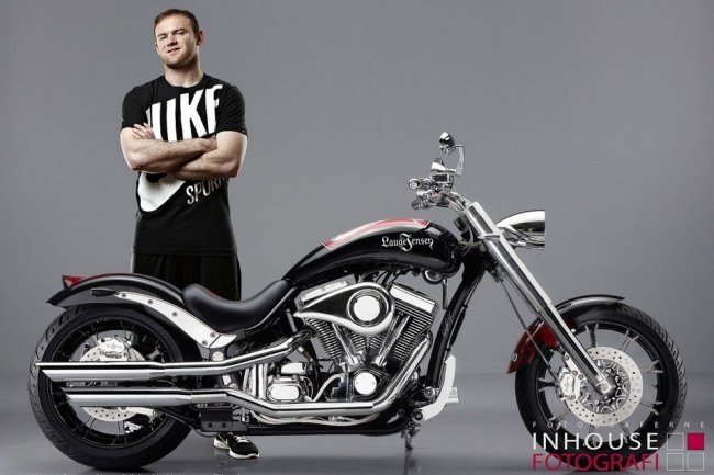 Lauge Jensen Designed by Wayne Rooney Wayne Rooney Diamond Studded Custom Motorcycle 1 650x433 Lauge Jensen Designed by Wayne Rooney
