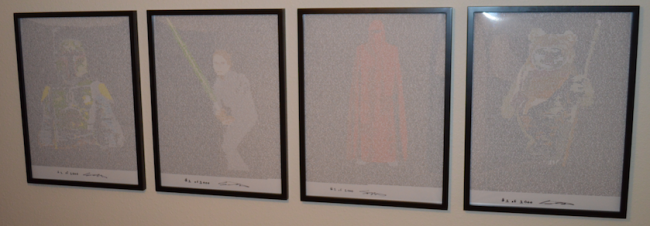 Star Wars Script Art The ENTIRE Return of the Jedi script in 8 point font with character silhouettes designutrust 650x226 Star Wars Script Art The ENTIRE Return of the Jedi script in 8 point font with character silhouettes