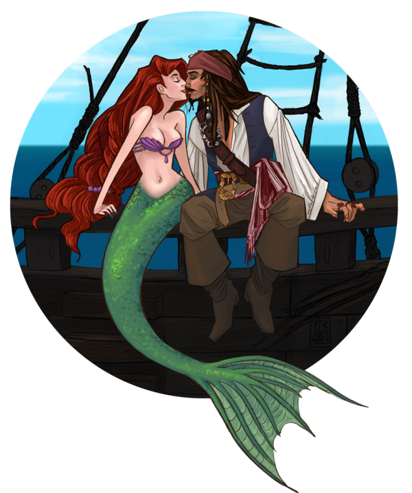 Unexpected Disney Love Story disney love story jack sparrow ariel Unexpected Disney Love Story