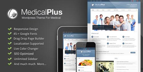 dzinewatch.com medical theme 2 Medical and Health WordPress Theme