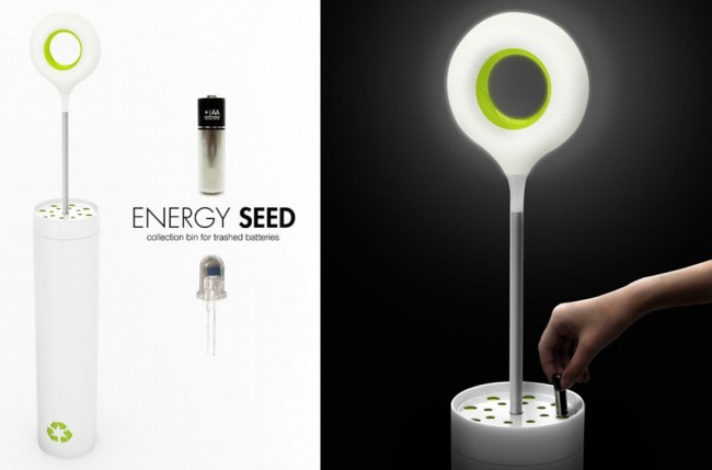 energyseed1 650x429 Energy Seed Lamp will take the last breath of your batteries