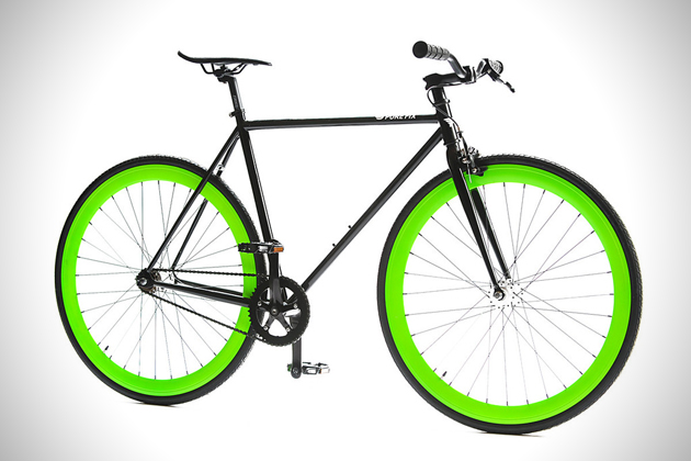 glow Pure Fix Introduces Their The Hotel Bike with Glowing Wheels