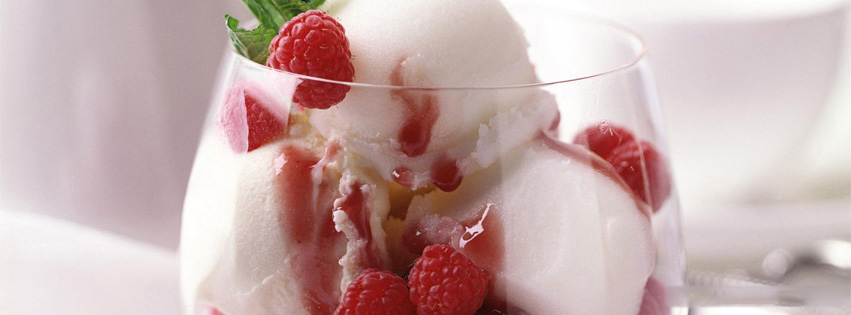 Yummy Ice Cream Covers ice cream with berries fb timeline cover Yummy Ice Cream Covers