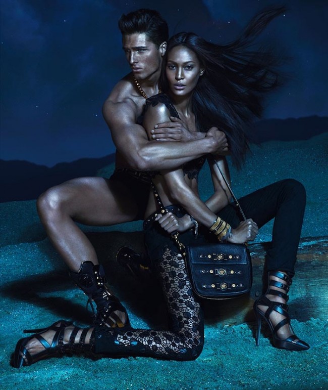 joan smalls by mert and marcus versace spring summer 2013 campaign 650x771 Amazons and Gladiators 