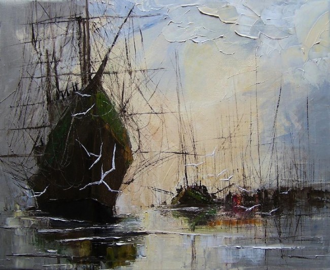 Oil Painting by Justyna Kopaniya justynakopaniamarinepaintings3 650x531 Oil Painting by Justyna Kopaniya