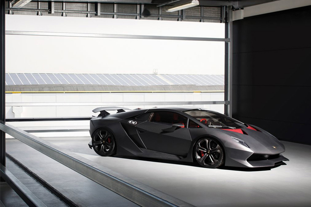 lambo Lamborghini Unveils Sesto Elemento Supercar