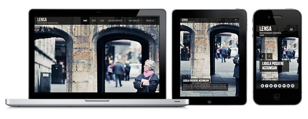 Free Responsive Photography WordPress Theme : Lensa lensa wordpress theme Free Responsive Photography WordPress Theme : Lensa