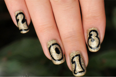 Nail Art for Every Holiday of the Year new year1 Nail Art for Every Holiday of the Year