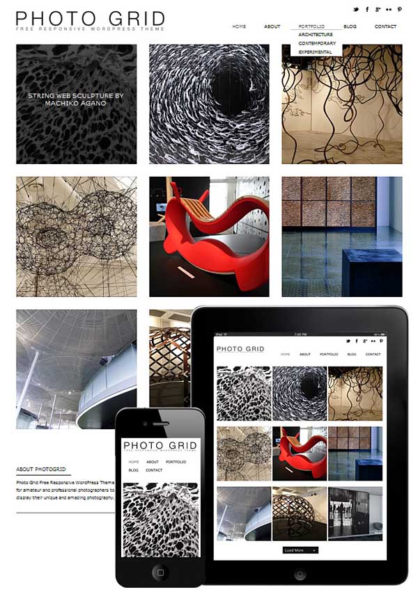 Photo Grid – Free Responsive Photography WordPress Theme photo grid theme responsive Photo Grid – Free Responsive Photography WordPress Theme