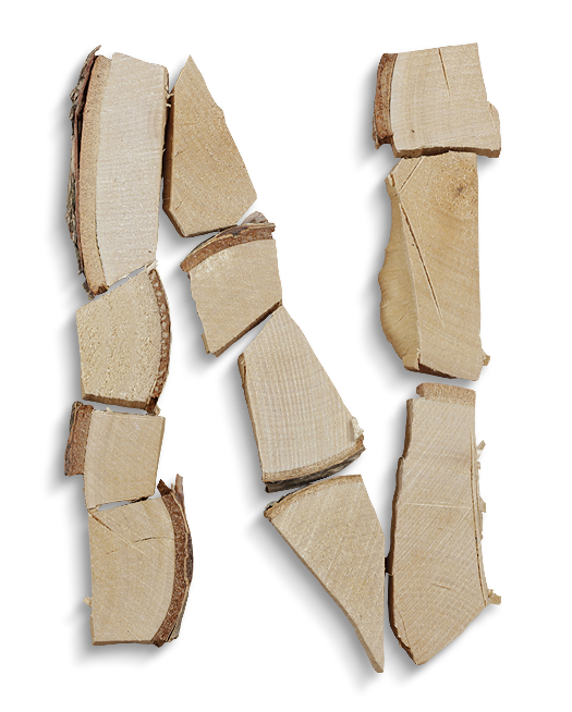 pieces of wood font poster2 How to spilt wood correctly? Wooden font