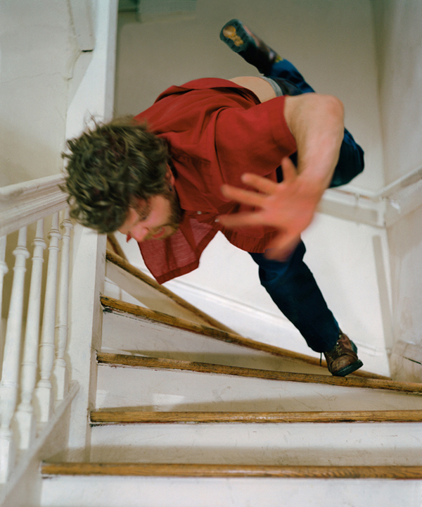 Photographer Explores Fear of Falling in ‘The Struggle to Right Oneself’ self portraits sharbakka 4 Photographer Explores Fear of Falling in ‘The Struggle to Right Oneself’