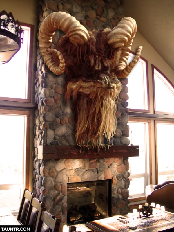 star wars taxidermy by jon defreest Bantha Head Star Wars Taxidermy