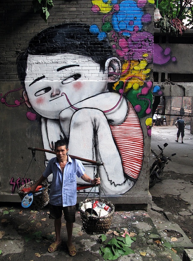 streetartists vs murals 02 Streetartist Seth: Murals around the World with local city Dwellers