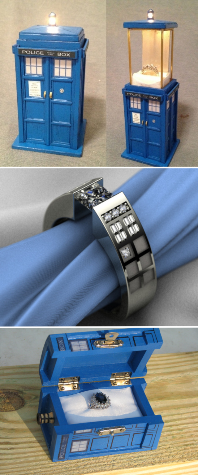 tardis The Most Untraditional Engagement Rings