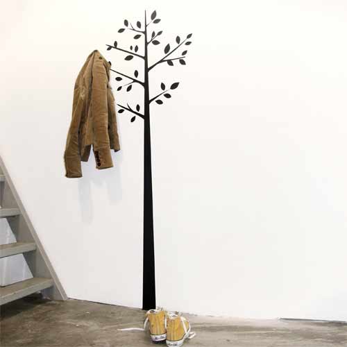 Upgrade your Coat Hooks with Vinyl Wall Stickers wall decal hanger tree Upgrade your Coat Hooks with Vinyl Wall Stickers