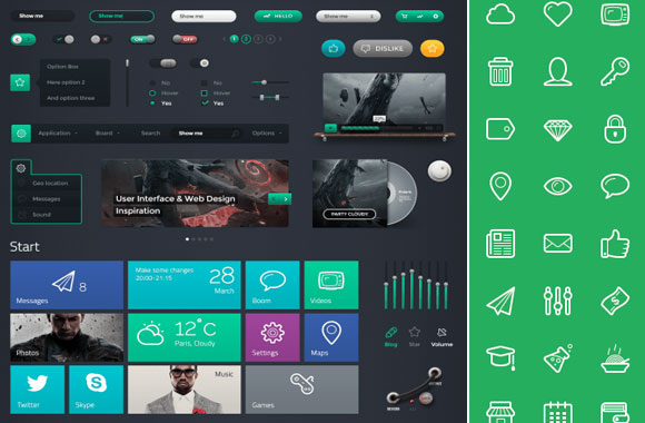 30 Fresh and Free UI Kits 1551 30 Fresh and Free UI Kits