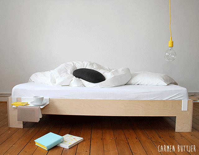 Tagedieb bed by Carmen Buttjer 1o52 Tagedieb bed by Carmen Buttjer