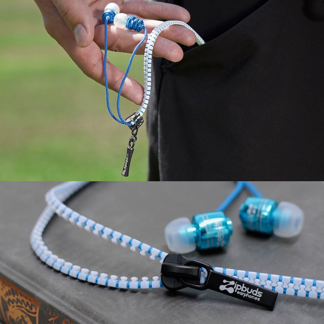 274844349 354dbced220213 Zipper Earphones by Zipbuds