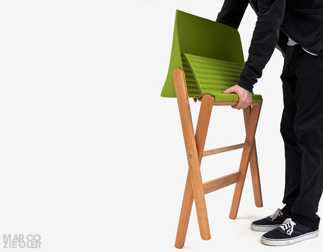 Turtle folding chair by Marco Ziegler 2o13 Turtle folding chair by Marco Ziegler