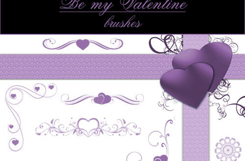 30 Sets Of Free Photoshop Brushes For Valentine’s Day 8.valentines day brushes 30 Sets Of Free Photoshop Brushes For Valentine’s Day
