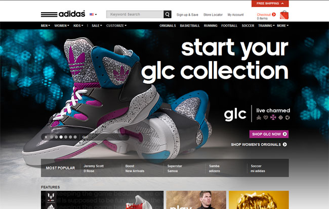 20 Super Hit Sports Website Designs Adidas 20 Super Hit Sports Website Designs