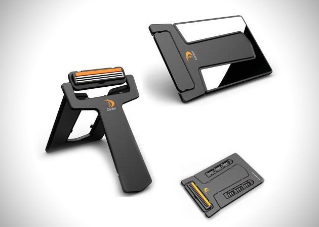 Pocket Razor Blade Folds Into Credit Card For Easy Travel Balde Pocket Razor Blade Folds Into Credit Card For Easy Travel