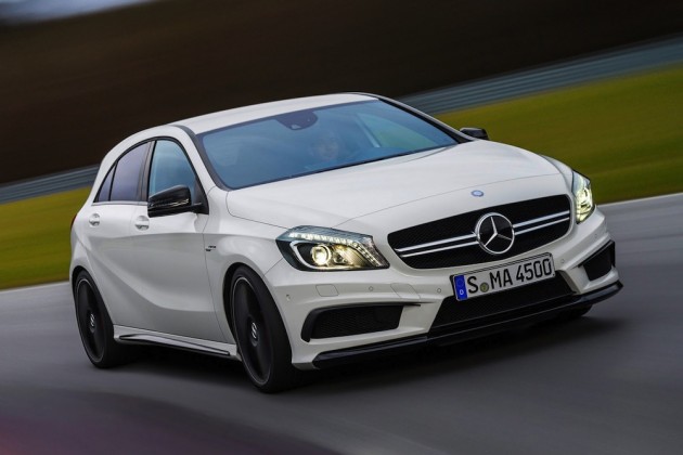 Benz Mercedes Benz Unveils A45 AMG
