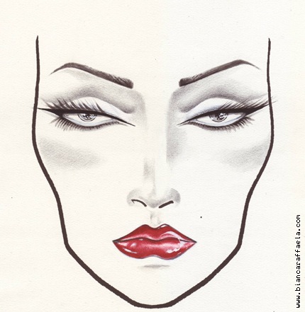Bianca Raffaela makeup concept 091 Makeup Concepts   Face Charts Nr. 8 and 9
