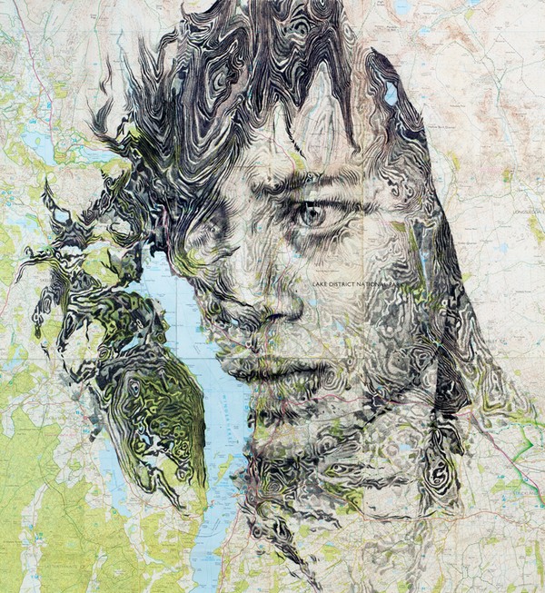 EdFairburn 1 Map portraits by Ed Fairburn