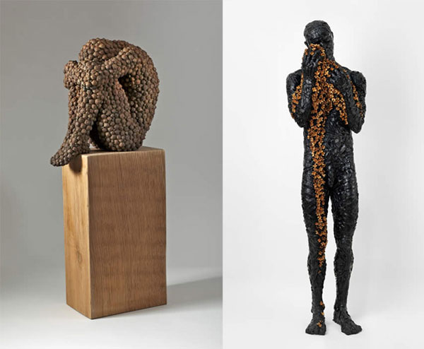 Anna Gillespie Fuses Nature and Art in her Figurative Sculptures Figurative Sculptures 4 Anna Gillespie Fuses Nature and Art in her Figurative Sculptures