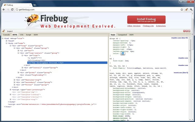 12 Best Google Chrome Extensions for Web Developers Firebug Lite 12 Best Google Chrome Extensions for Web Developers