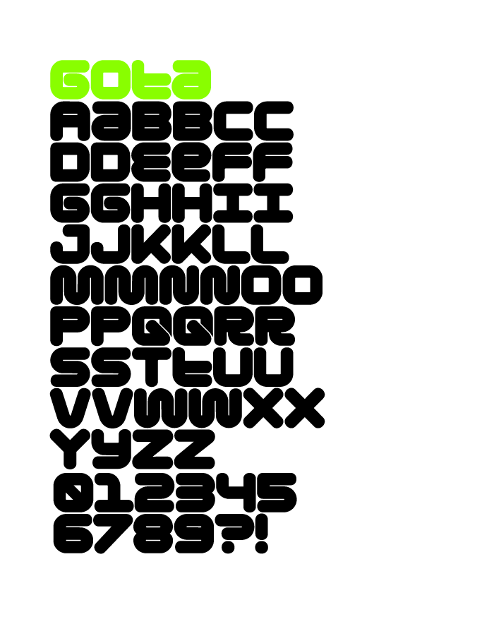 Gotablog02 GOTA FREE FONT