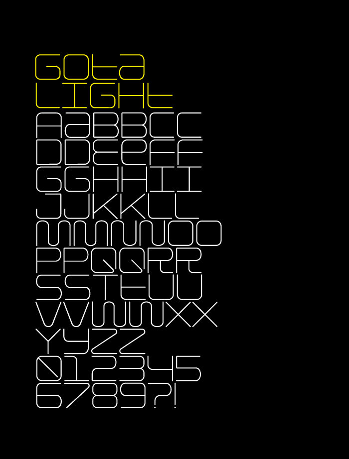 Gotablog03 GOTA FREE FONT