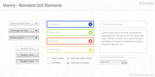 Normy GUI Elements | Volume Two HaeckDesign Normy GUI Normy GUI Elements | Volume Two