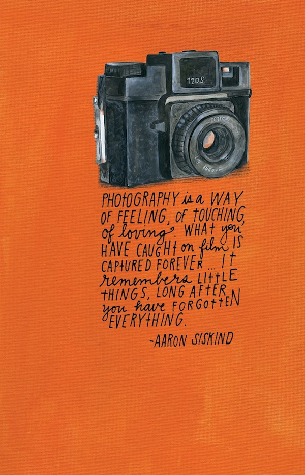 Inspiring Quotes By Famous Photographers Inspired Photography Themed Journal by Lisa Congdon 3 Inspiring Quotes By Famous Photographers