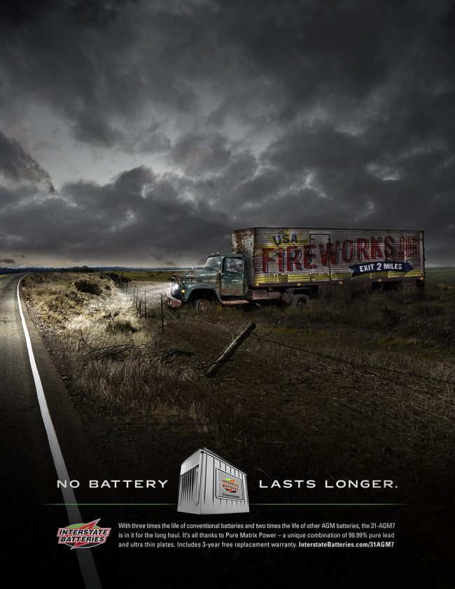 Interstate Batteries Campaign by Mike Campau Interstate semi 650x841 Interstate Batteries Campaign by Mike Campau