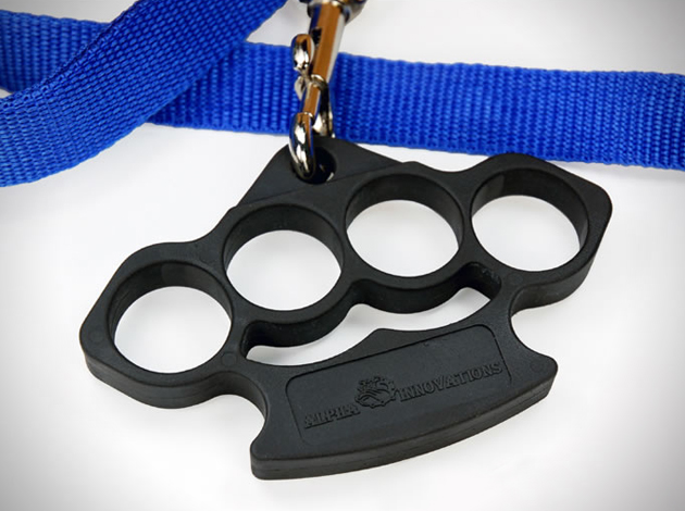 Brass Knuckles Inspired Self Defense Dog Leash Leash Brass Knuckles Inspired Self Defense Dog Leash