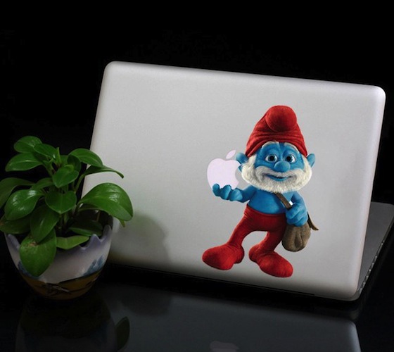 Papa Smurf Macbook Decal Papa Smurf Macbook Decal Papa Smurf Macbook Decal