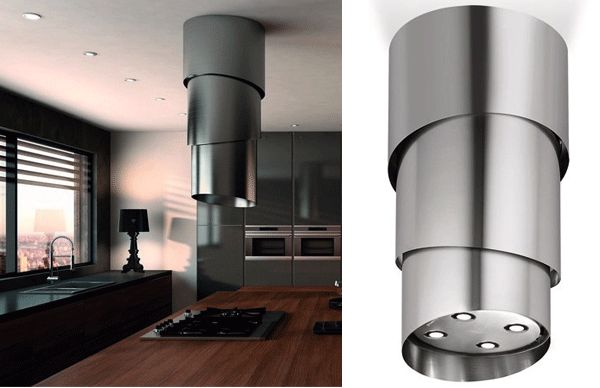 Pareo retractable steel range hood from Faber Pareo retractable steel range hood from Faber Pareo retractable steel range hood from Faber