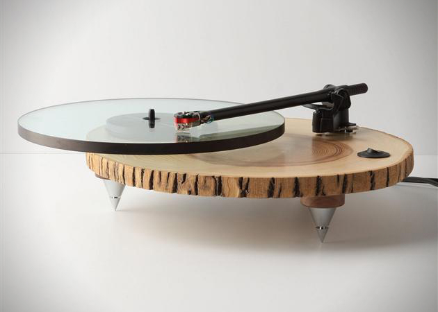 Audiowood Rustic Barky Turntables Table Audiowood Rustic Barky Turntables