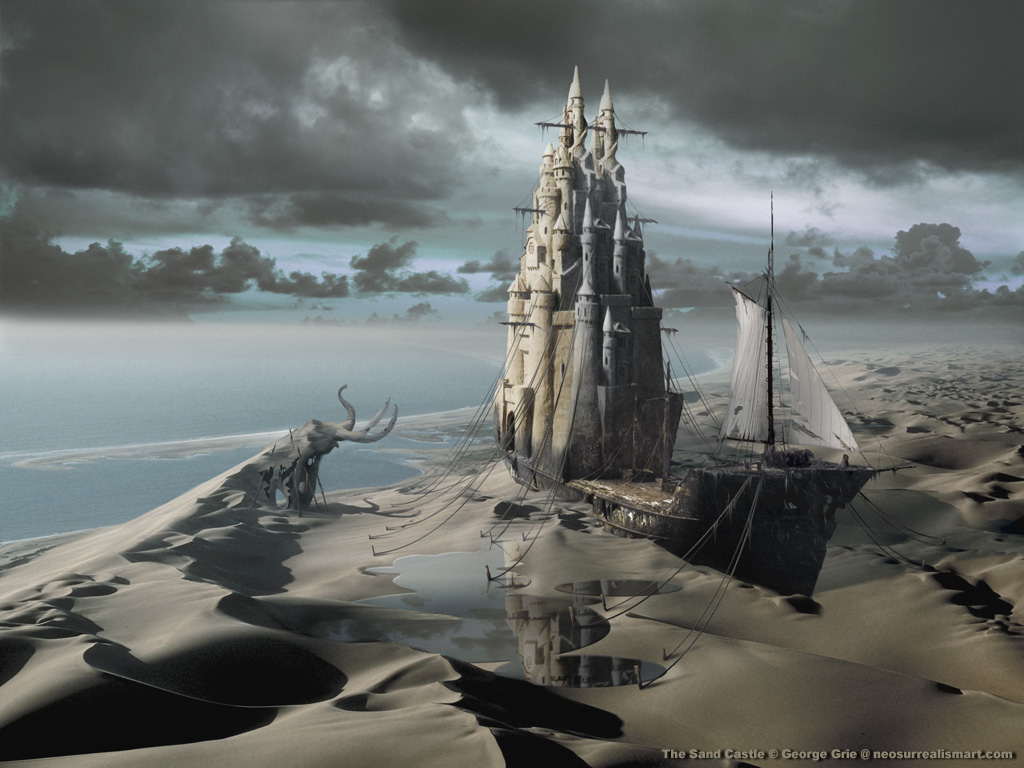 26 New and Realistic Sand Sculpture Artworks The Sand Castle by artsgr1e 26 New and Realistic Sand Sculpture Artworks