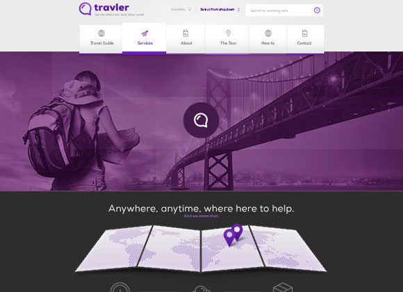 20 Beautiful Free PSD Website Templates Travler 20 Beautiful Free PSD Website Templates