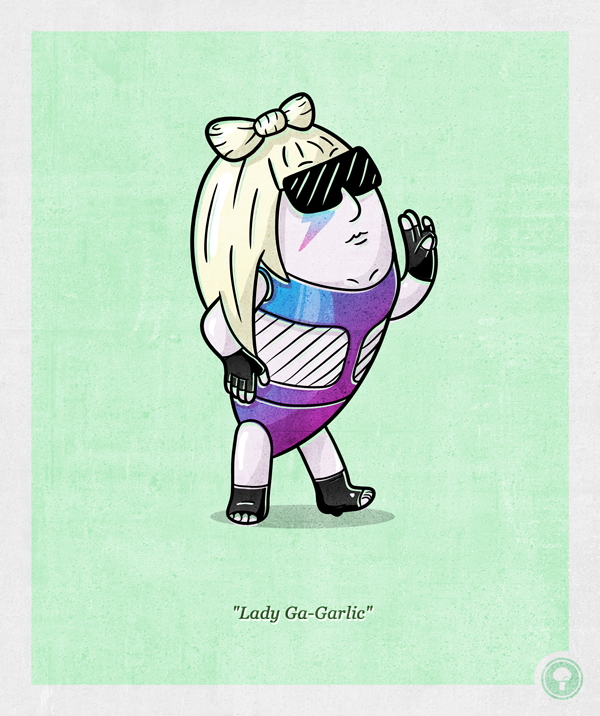 Pop Culture Icons as a vegetables VerdurasCharacterSeries00 Pop Culture Icons as a vegetables