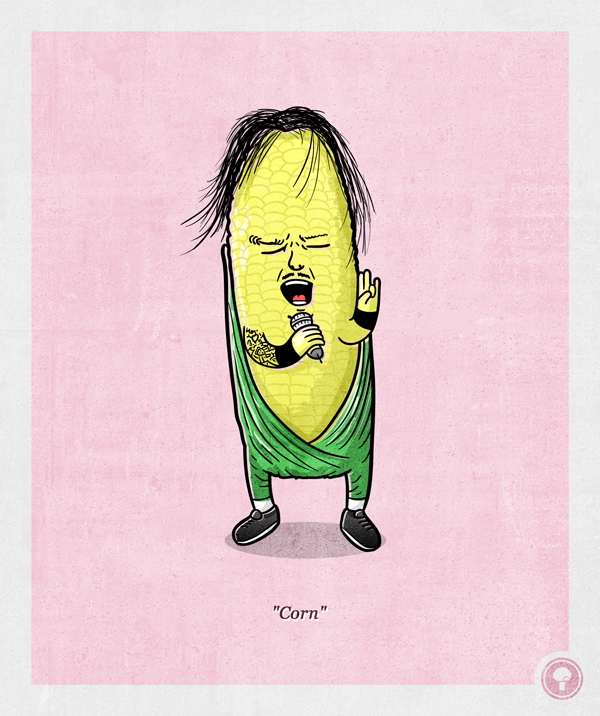 Pop Culture Icons as a vegetables VerdurasCharacterSeries03 Pop Culture Icons as a vegetables