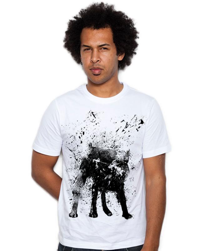 Wet Dog custom t shirt design Wet Dog t shirt design by soltib