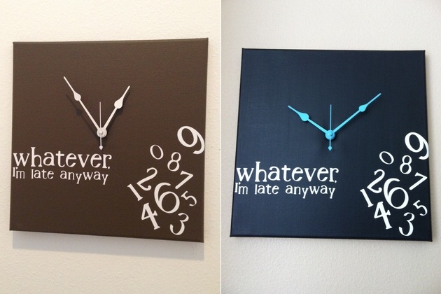 Whatever, Im Late Anyway Wall Clock Whatever Im late anyway wall clock Whatever, Im Late Anyway Wall Clock