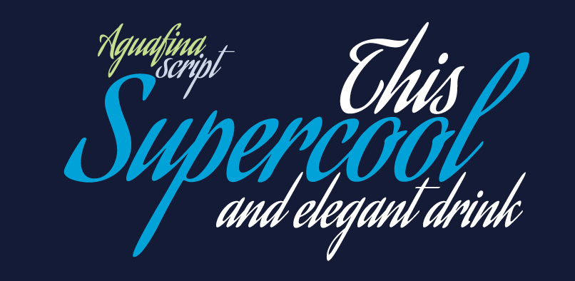 AGUAFINA SCRIPT PRO FONT aguafinascriptpro3 AGUAFINA SCRIPT PRO FONT