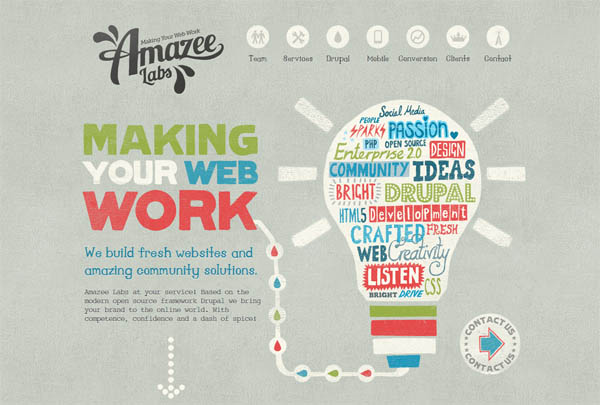 Web Design Inspiration #21 amazeelabs Web Design Inspiration #21