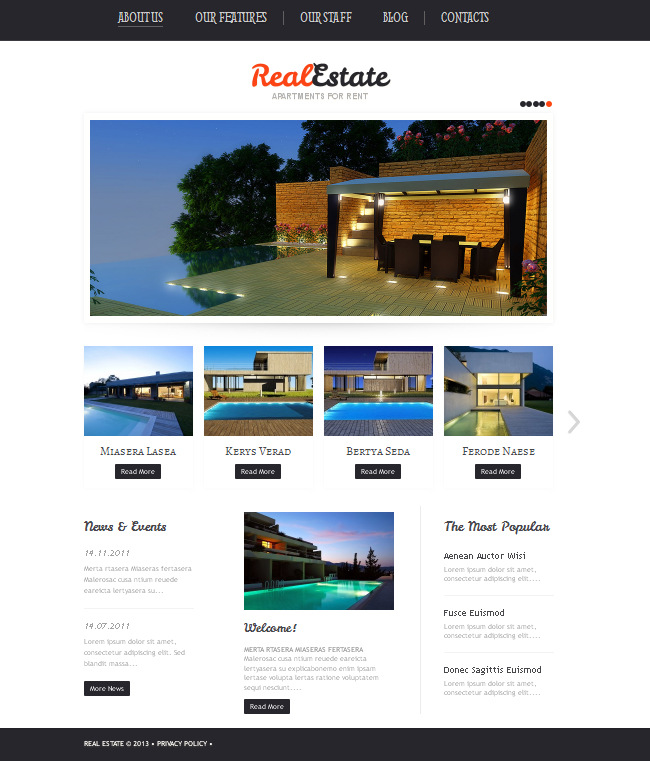 WordPress Themes for Real Estate Websites apartments for rent1 WordPress Themes for Real Estate Websites