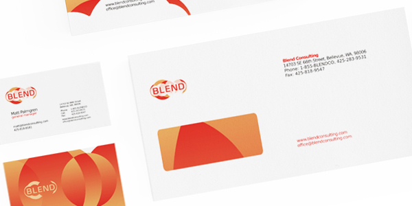 Identity design and logo for Blend consulting, by Utopia blend consulting company stationery design details 1 Identity design and logo for Blend consulting, by Utopia
